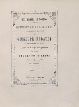 Tesi del 1862