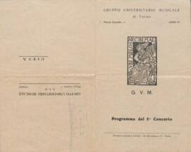 Programmi dei concerti della stagione 1926-27