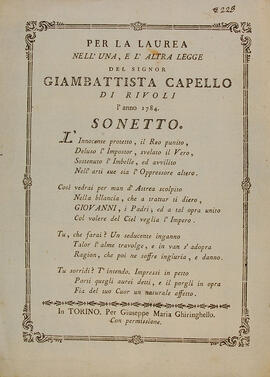 Poesie del 1784