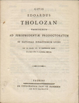 Tesi del 1801