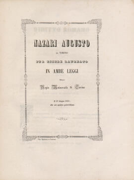 Tesi del 1855