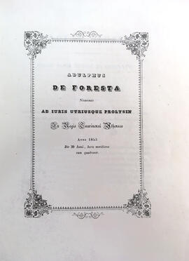 Tesi del 1845