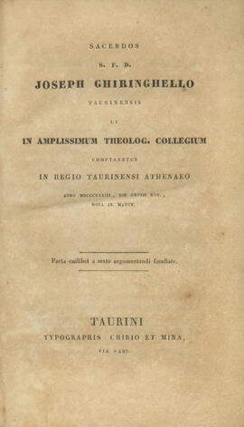 Tesi del 1833